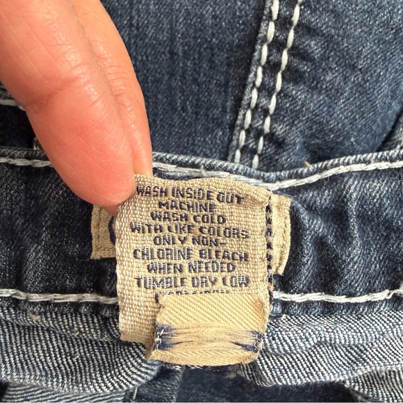 Earl Jean Women’s Size 12 Embellished Rhinestones Pocket Capri Denim Pants - Picture 11 of 12